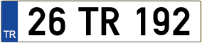 Truck License Plate